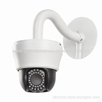 4" Mini 700TVL Resolution 10x Optical Focus Analog PTZ Middle Speed Dome Camera
